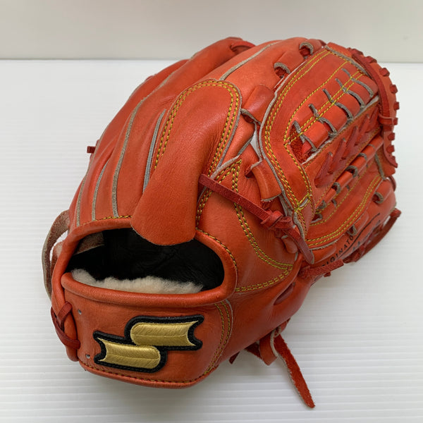 エスエスケイ SSK 軟式 大人 一般 投手用 グローブ ピッチャー グラブ 右投げ ORG-800 中古品 野球 6089