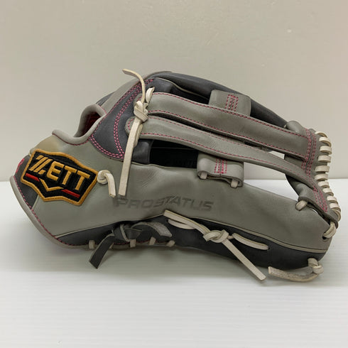 ゼット ZETT プロステイタス PROSTATUS 軟式 大人 一般 外野手用 グローブ グラブ 右投げ オーダー 中古品 グローブ袋付き 野球 9578