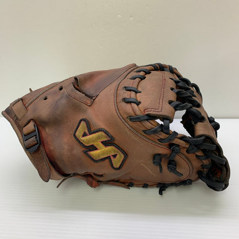 ハタケヤマ HATAKEYAMA V-M8WR 硬式 大人 一般 キャッチャーミット 捕手 グローブ グラブ 右投げ 中古品 野球 1015