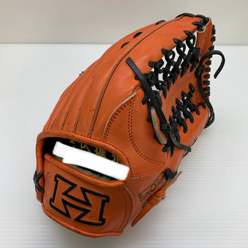 ハイゴールド HI-GOLD プロフェッショナル 硬式 大人 一般 外野手用 グローブ グラブ 右投げ オーダー 中古品 野球 8293