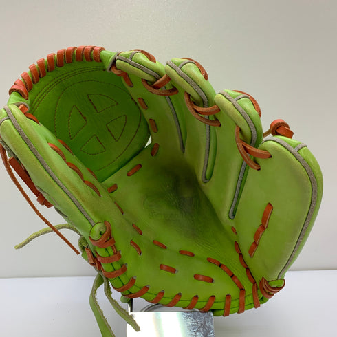 グロム 軟式 大人 一般 投手用 グローブ ピッチャー グラブ 右投げ 中古品 グローブ袋付き 野球 9827