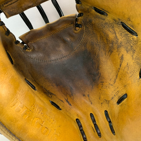 ハイゴールド HI-GOLD 硬式 大人 一般 キャッチャーミット 捕手 グローブ グラブ 右投げ PAG-100M 中古品 野球 6276