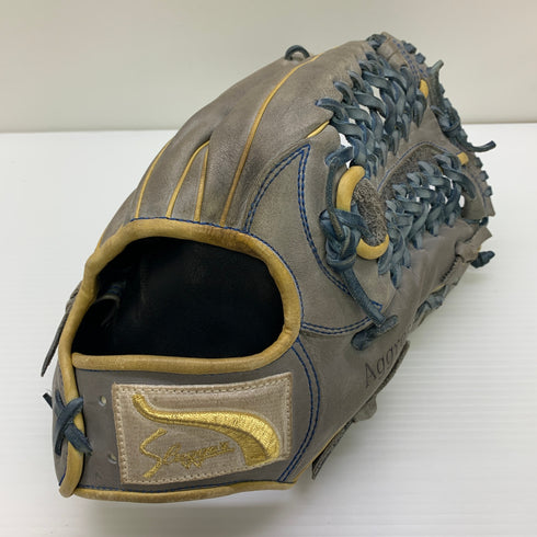 久保田スラッガー KUBOTA SLUGGER 軟式 大人 一般 内野手用 グローブ グラブ 右投げ オーダー 中古品 野球 9645