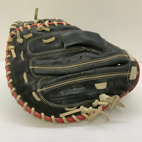 ミズノ MIZUNO S53100 ソフトボール用 大人 一般 キャッチャーミット 捕手 グローブ グラブ 右投げ 中古品 野球 8928