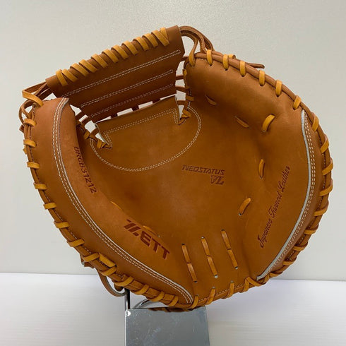 中古品 ゼット ZETT ネオステイタスVL 軟式 キャッチャーミット BRCB31212 5655