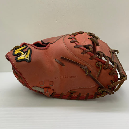 ワールドペガサス WORLD PEGASUS 軟式 大人 一般 キャッチャーミット 捕手 グローブ グラブ 右投げ 中古品 グローブ袋付き 野球 9310
