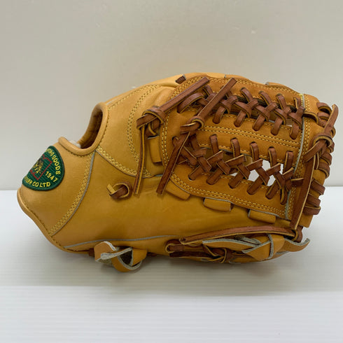 ミツワタイガー 美津和タイガー HGKM-13TR602 硬式 大人 一般 内野手用 グローブ グラブ 右投げ 中古品 野球 1235