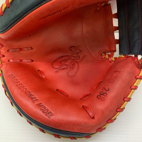 ハタケヤマ HATAKEYAMA PRO-288 軟式 大人 一般 キャッチャーミット 捕手 グローブ グラブ 右投げ 中古品 野球 9559