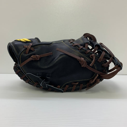 ジェニュイン Genuine 硬式 大人 一般 キャッチャーミット 捕手 グローブ グラブ 右投げ 中古品 野球 6493