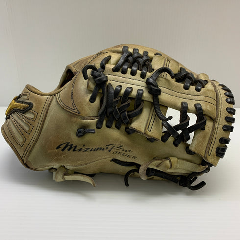 ミズノ MIZUNO ミズノプロ オーダー 硬式 大人 一般 内野手用 グローブ グラブ 右投げ 中古品 野球 7019