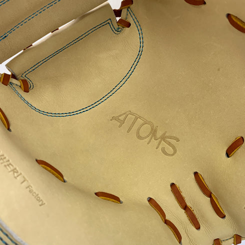 アトムズ ATOMS 硬式 大人 一般 キャッチャーミット 捕手 グローブ グラブ 右投げ 中古品 野球 7068