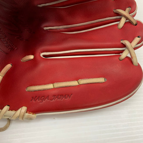 ミズノ MIZUNO ミズノプロ 硬式 大人 一般 投手用 グローブ ピッチャー グラブ 右投げ オーダー HAGAJAPAN 中古品 野球 5964