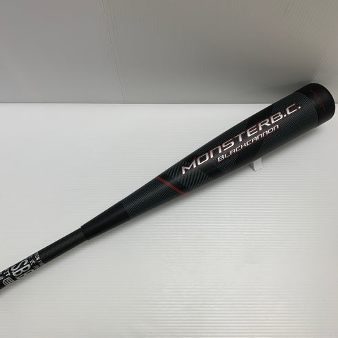 ゼット ZETT ブラックキャノン 軟式 大人 一般 FRP製バット BCT31385 ミドルバランス 中古 ケース付き 野球 7865