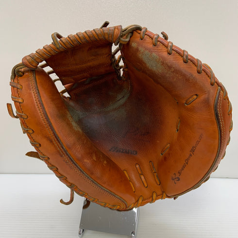 ミズノ MIZUNO ミズノプロ 硬式 大人 一般 キャッチャーミット 捕手 グローブ グラブ 右投げ 1AJCH12010 中古品 野球 6704