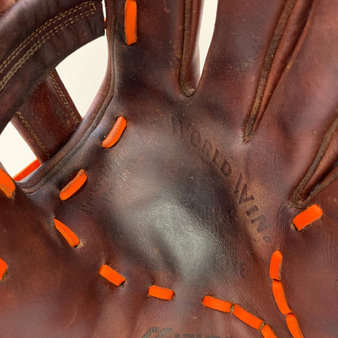 ミズノ MIZUNO ワールドウィン 硬式 大人 一般 内野手用 グローブ グラブ 右投げ GIC-3L 中古品 野球 8279