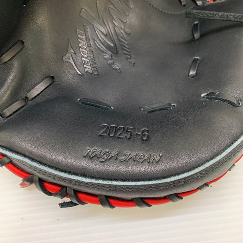 ミズノ MIZUNO ミズノプロ mizunopro HAGA 軟式 大人 一般 キャッチャーミット 捕手 グローブ グラブ 右投げ オーダー 中古品 グローブ袋付き 野球 1087
