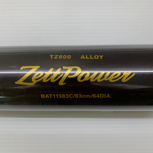 ゼット ZETT ゼットパワー 硬式 大人 一般 金属製バット BAT11383C ミドルバランス 野球 6992