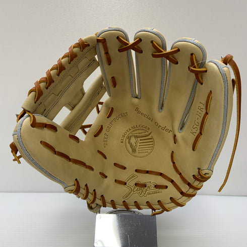 久保田スラッガー KUBOTA SLUGGER 硬式 大人 一般 内野手用 グローブ グラブ 右投げ KSG-BR1 タグ付き グローブ袋付き 野球 6830