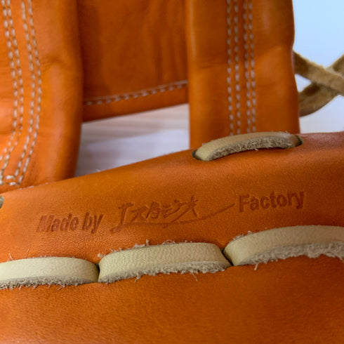 アトムズ ATOMS 日本製 硬式 大人 一般 内野手用 グローブ グラブ 右投げ 中古品 箱・グローブ袋付き 野球 7048