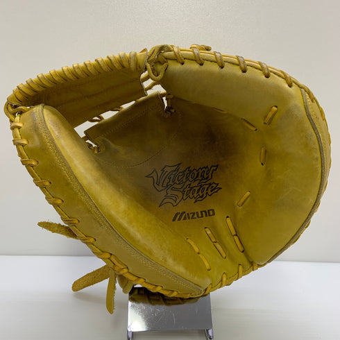 ミズノ MIZUNO ビクトリーステージ 1AJCH51000 硬式 大人 一般 キャッチャーミット 捕手 グローブ グラブ 右投げ 中古品 野球 8524