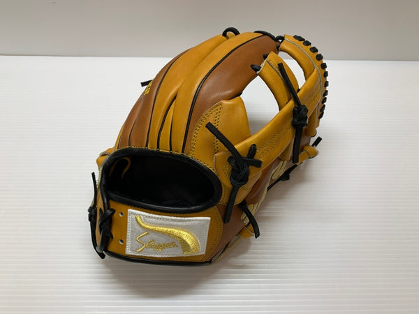 中古品 久保田スラッガ ー KUBOTA SLUGGER オーダー 硬式 内野手用グローブ コユニ DS1型 刺繍有り 4050