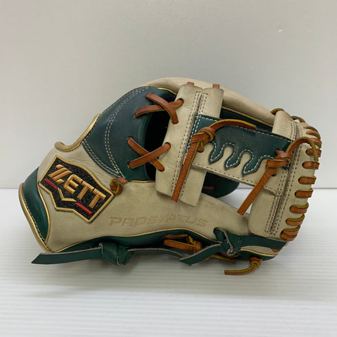 ゼット ZETT プロステイタス 軟式 大人 一般 内野手用 グローブ グラブ 右投げ BRGB3296L 中古品 野球 7697