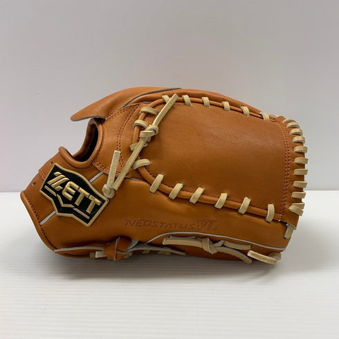 中古品 ゼット ZETT ネオステイタスVL 軟式 投手用グローブ BRGB31411N 5787