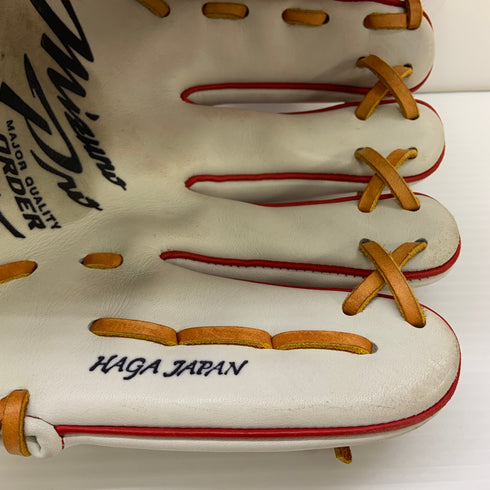 ミズノ MIZUNO ミズノプロ mizunopro 軟式 大人 一般 内野手用 グローブ グラブ 右投げ オーダー 中古品 グローブ袋付き 野球 9600