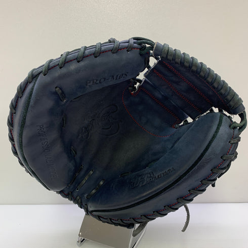 ハタケヤマ HATAKEYAMA PRO-M08 軟式 大人 一般 キャッチャーミット 捕手 グローブ グラブ 左投げ 中古品 野球 9435