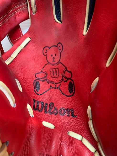 中古品 ウィルソン Wilson 硬式 外野手用グローブ刺繡有り 3620