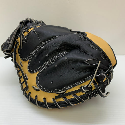 ミズノ MIZUNO ミズノプロ mizunopro 硬式 大人 一般 キャッチャーミット 捕手 グローブ グラブ 右投げ オーダー 中古品 野球 8669