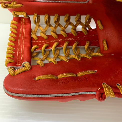 イソガイスポーツ オーダー品 硬式 大人 一般 外野手用 グローブ グラブ 右投げ ISO-10PT 中古品 グローブ袋付き 野球 6023