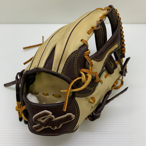 久保田スラッガー KUBOTA SLUGGER 軟式 大人 一般 内野手用 グローブ グラブ 右投げ オーダー 中古品 野球 9299