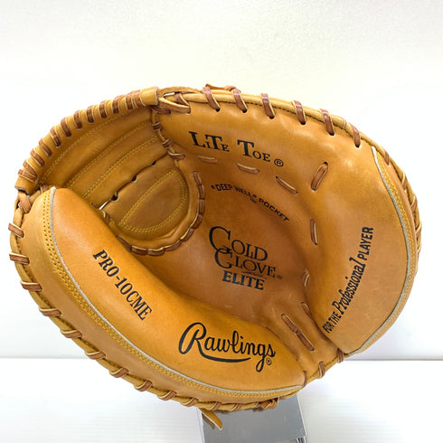 ローリングス Rawlings PRO-10CME 硬式 大人 一般 キャッチャーミット 捕手 グローブ グラブ 右投げ 中古品 野球 9919
