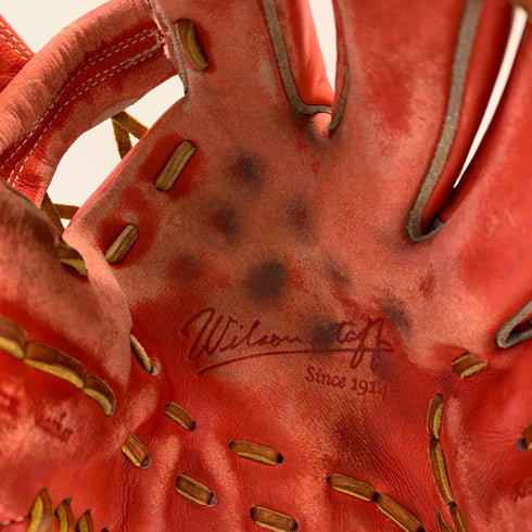 ウィルソン Wilson ウィルソンスタッフ Wilson Staff RBGWSL69 軟式 大人 一般 内野手用 グローブ グラブ 右投げ 中古品 野球 9437