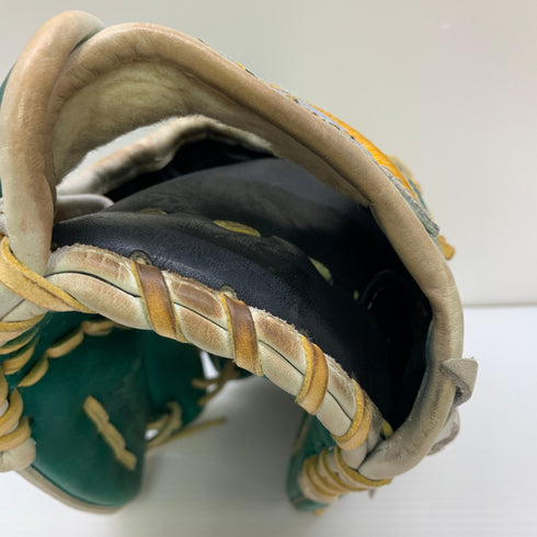 久保田スラッガー KUBOTA SLUGGER 軟式 大人 一般 内野手用 グローブ グラブ 右投げ オーダー 中古品 グローブ袋付き 野球 9824