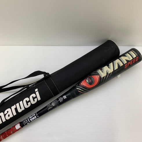 マルーチ marucci ワニクラッシャー 軟式 大人 一般 FRP製バット MJJSBBWS ケース付き 野球 7142