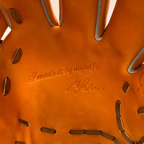 リュウ RYU 硬式 大人 一般 内野手用 グローブ グラブ 右投げ 401型 中古品 野球 6756