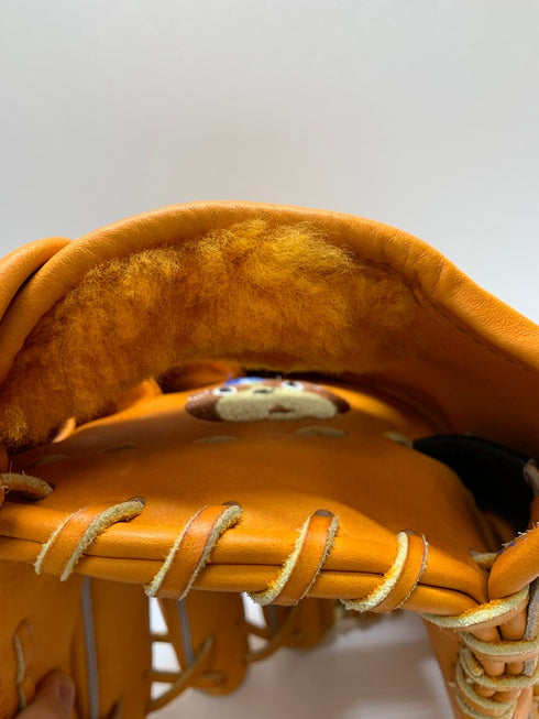 中古品 ミズノ MIZUNO ミズノプロ CRAFTED EDTION 硬式 内野手用グローブ TM型 1AJGH29003 刺繍有り 4376