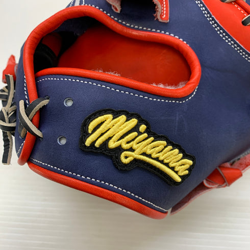 ミヤマ miyama 軟式 大人 一般 キャッチャーミット 捕手 グローブ グラブ 右投げ 中古品 野球 8044