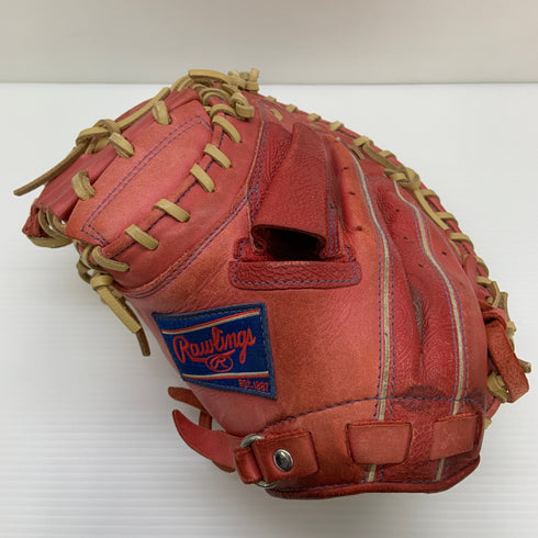 ローリングス Rawlings R9シリーズ 軟式 大人 一般 キャッチャーミット 捕手 グローブ グラブ 左投げ GR3R92AF 中古品 野球 8209