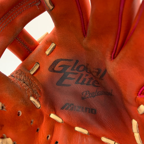 ミズノ MIZUNO グローバルエリート 軟式 大人 一般 内野手用 グローブ グラブ 右投げ 1AJGR17503 中古品 野球 8013