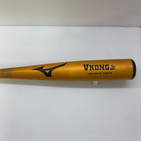 ミズノ MIZUNO VKONG Jr 少年軟式 子ども 金属製バット 1CJMY118 ミドルバランス ケース付き 野球 7069