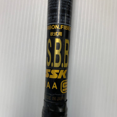 エスエスケイ SSK MM18 軟式 大人 一般 FRP製バット SBB4023 トップバランス 中古 ケース付き 野球 7996