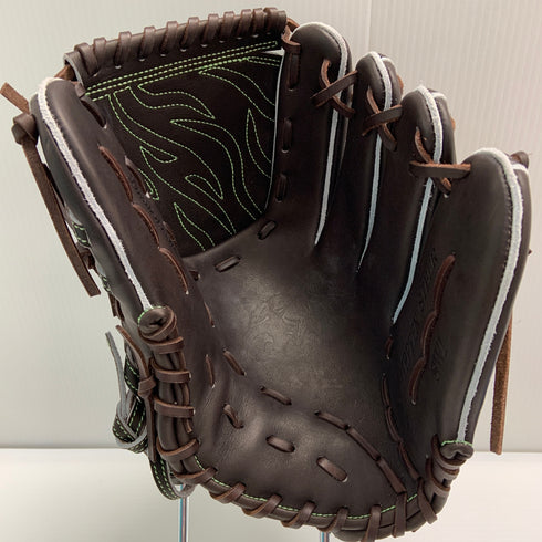 てっぺん Teppen 硬式 大人 一般 投手用 グローブ ピッチャー グラブ 右投げ SW1 中古品 グローブ袋付き 野球 6790