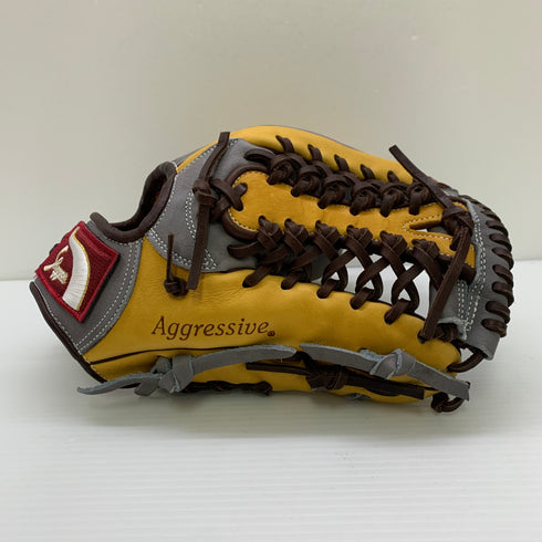 久保田スラッガー KUBOTA SLUGGER 軟式 大人 一般 内野手用 グローブ グラブ 右投げ オーダー 中古品 グローブ袋付き 野球 9050