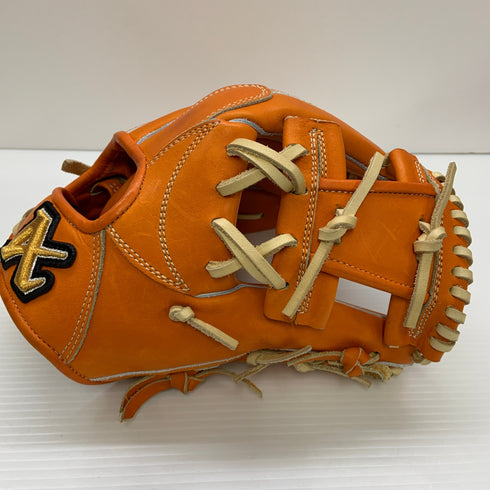 アトムズ ATOMS 日本製 硬式 大人 一般 内野手用 グローブ グラブ 右投げ 中古品 箱・グローブ袋付き 野球 7048