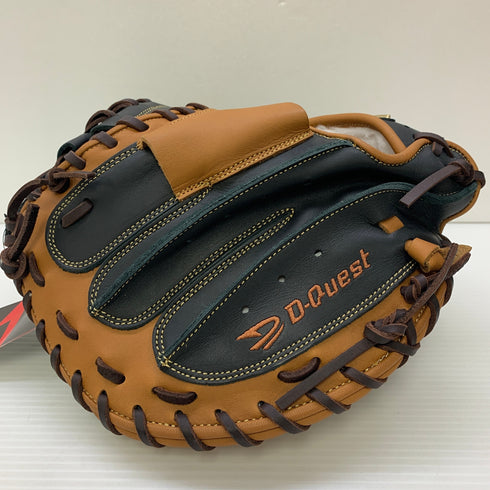 Dクエスト ディークエスト D-Quest 軟式 大人 一般 キャッチャーミット 捕手 グローブ グラブ 右投げ PDR-122T タグ付き 野球 7379