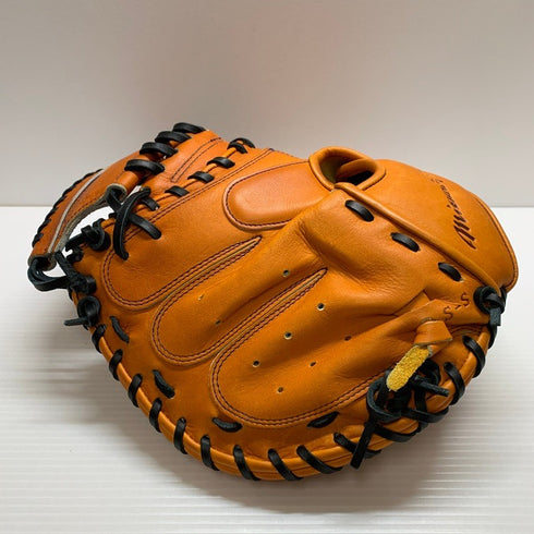中古品 ミズノ MIZUNO ミズノプロ 軟式 キャッチャーミット 號 SAKEBI 1AJCR26220 S-S型 4787