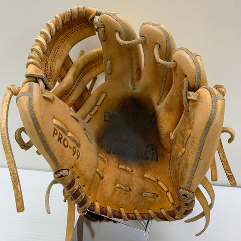 アントラー PRO-99 硬式 大人 一般 内野手用 グローブ グラブ 右投げ 中古品 野球 9801